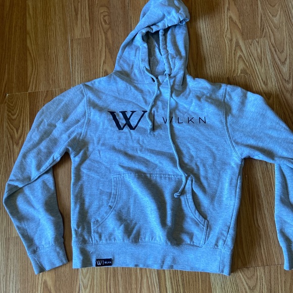 grey wlkn oversized loungewear comfy hoodie - Picture 1 of 3